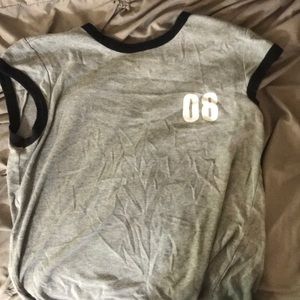 Grey and black 08 top